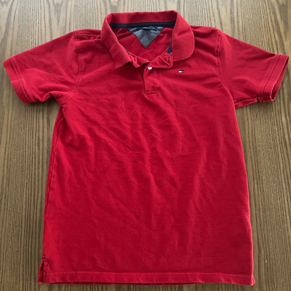 Tommy Hilfiger Kids Classic Red Polo